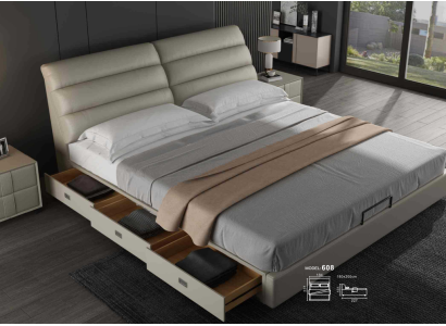 Bett Klassisch Pehmuste Design Luksus Kaksois Hotellivuode Nukkumis Huone