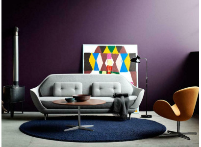 Sohva Asuinalue Rentoutumiseen Istumismalli Couch Lounge Kangas Harmaa Moderni Uusi