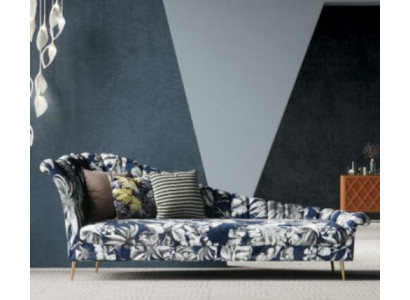 Tekstiilinen Chaise Lounge Lepotuoli Sohva Rentoutumiseen Klassiset Huonekalut Uusi