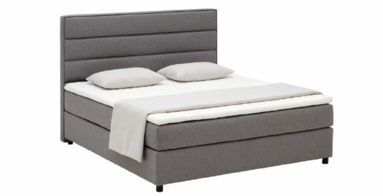 Manner-Textil Boxspring-vuode Sängyt Patjat Korkea Kaksois Nahka