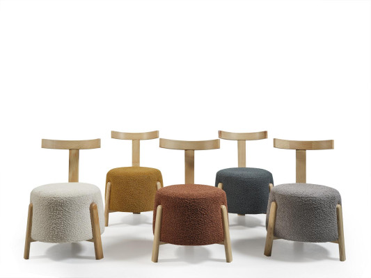 Design Tuoli Tuolit Luxus Sohvasti Tekstiili Istuinyhdistelmä Ryhmä 5x Sarja Relax Club