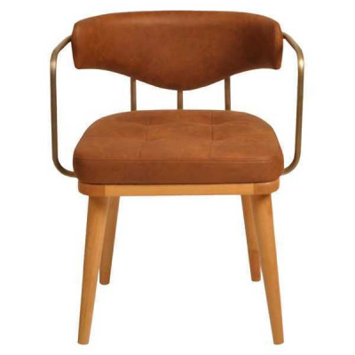 Luxus ruokailuhuone Oranger moderni puinen tuoli designer nojatuoli yksittäinen istuin