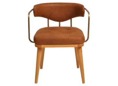 Luxus ruokailuhuone Oranger moderni puinen tuoli designer nojatuoli yksittäinen istuin