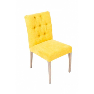 Modernit Designer Chesterfield Tuolit Keltainen Tuolisarja Tyylikkäät Verhoillut Tuolit x10 kpl.