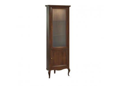 Eckschrank Massivholz Holzschrank Klassische Vitrine Vitrinenschrank - PR-W-N    Kulmakaappi Massiivipuu Puukaappi Klassinen Vitriini Vitriinikaappi - PR-W-N