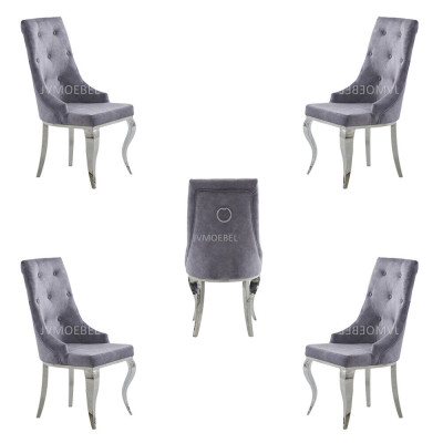 4x Stühle-ryhmä Ruokailuhuone Uusi Sarja Design Nojatuoli Tuoli