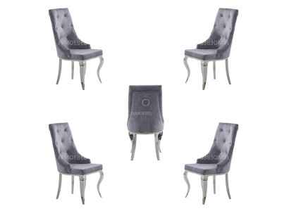 4x Stühle-ryhmä Ruokailuhuone Uusi Sarja Design Nojatuoli Tuoli