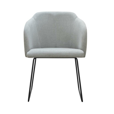 Tuoli 4x ruokasali TV Lounge Club Textile Seat nojatuoli asetettu uusi