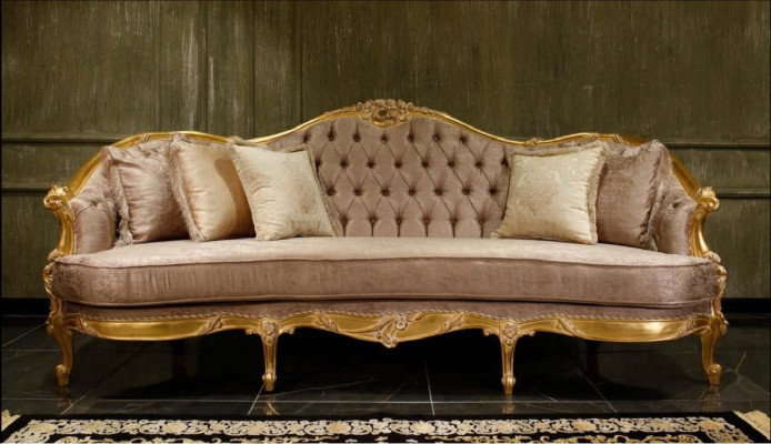 Chestefield-sohva Designer Tekstiili Istuin Tyyny Verhoilu Garnituuri Design
