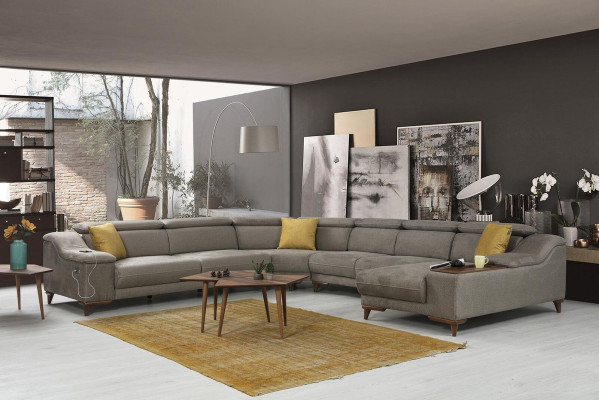 Johtajansohva Istuinkalusto Asuinalue Kulmasohva Design Moderni Sohva L-muoto K5001