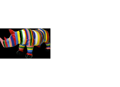Suunnittele Nashorn-patsas Figuuriveistos Veistos Figuurit Veistokset Koriste Deko 3092 Uusi