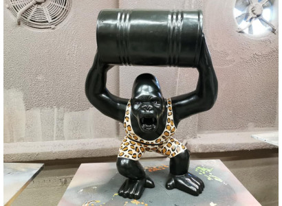 Suunnittelija Figuri Patsas Modernit Figurat Patsaudet Koristelu Dekorointi Gorilla Puutarha Uusi