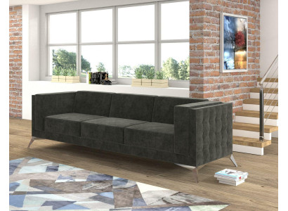 Designsofa 3-paikkainen Chesterfield-tyyppinen istuinsova Designsofa Kolmen hengen uusi sohva