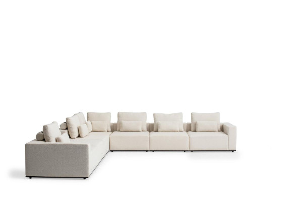XXL Kulmasohva Sofa USB-kulma olohuoneen sohva sohva pöytä istuinvaate nahka