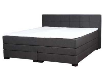 Vintage Boxspring-vuode Pehmustettu sänky Puusänky Hotelli Kaksiosainen Sänky Parisänky