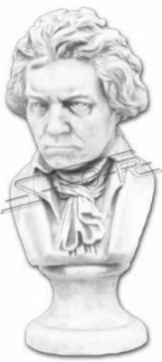 Beethoven kuuluisa rintakuva veistos patsas veistokset figuurit patsaat