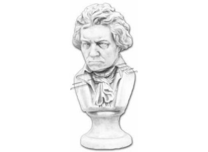 Beethoven kuuluisa rintakuva veistos patsas veistokset figuurit patsaat