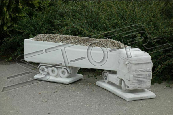Muotoilupatsas Figuuri Figuurit Kuorma-auto Kuorma-auto Patsaat Puutarhapatsas