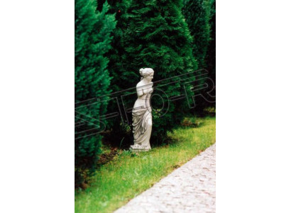 Puutarhakoriste Nainen 58cm Terassi Kuvapatsaat Figuuri Dekor