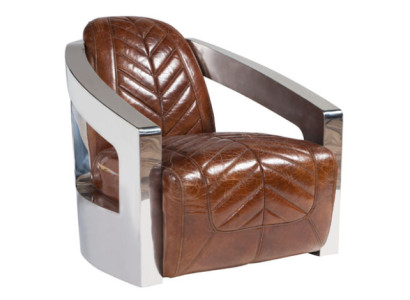Vintage Retro Tuoli Nahka Lepotuoli Lounge Klubi Suunnittelu Luksus Huonekalut Lentokone