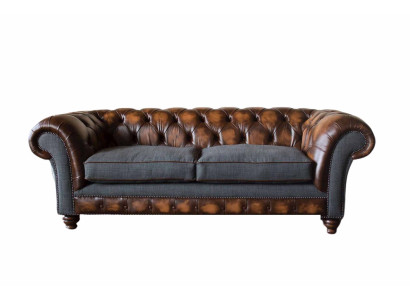 Chesterfield Design -tyylinen luksusverhoiltu sohvatyyny sohva istuin olohuone nahka uusi