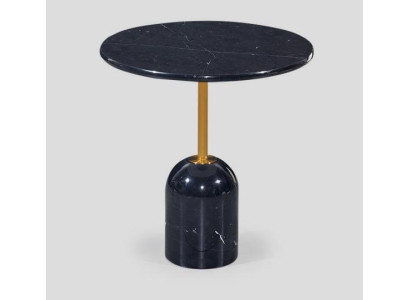 Musta sivupöytä olohuoneen pöydät moderni pyöreä design konsolipöytä