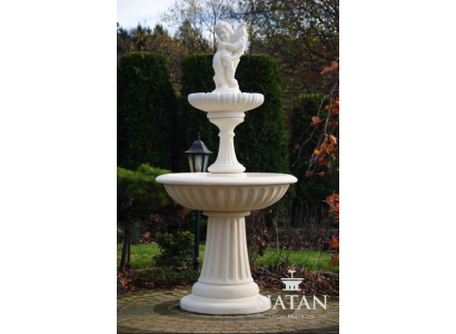 Zierbrunnen Suihkulähde Veistos Suihkulähde Koriste Puutarha Fontaine Uusi 185 cm