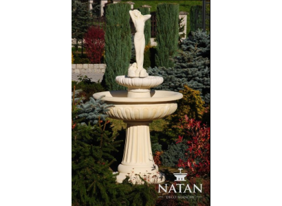 Zierbrunnen 174 cm Veistos Suomu Koriste Puutarha Fontaani Lampi Uusi
