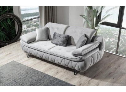 Grau Modern Luxus Design 3-istuttava kangassofa olohuoneen soifa tekstiili materiaali