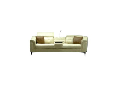 Beige kaksipaikkainen designer-sofa 2-istuttava olohuoneen luxussohvakaluste