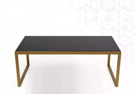 Sohvapöytä olohuoneen pöytä design pöytä ruostumaton teräs kulta moderni
