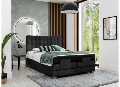 Boxspring-sänky pehmustettu sänky pehmustetut huonekalut luksussänky makuuhuone moderni design uusi