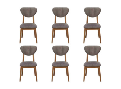 Design Tuoli Nojatuoli Sarja Ruokailuryhmä 6x Tuolia Kalustus Tyyny Design