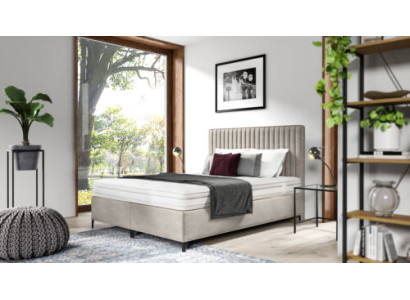 Kaksipaikkainen sänky Design makuuhuone Luxury boxspring-sänky Moderni tyyli Sisustus