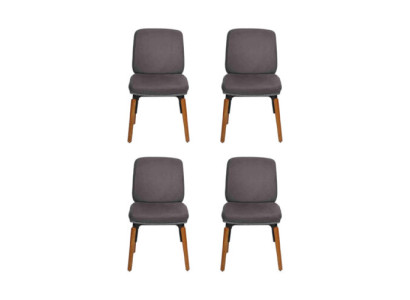 Ruokailuhuoneen tuoli Moderni ruokailuhuone Uusi 4x tuolia Luxus Design Sisustus