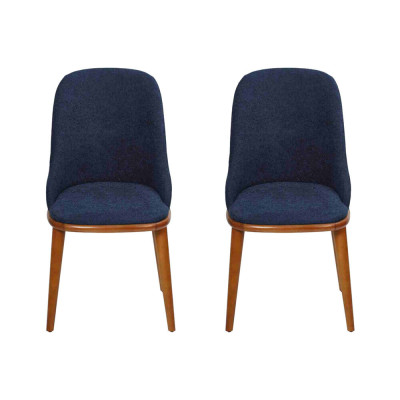 Tyylikkäät siniset ruokailuhuoneen tuolit Designer sisustus Tuolisarja huonekalut