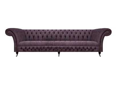 Chesterfield-sohva Kolmiohva Olohuoneen sohva Nukkumapaikka Luksusliila Istuinpehmuste
