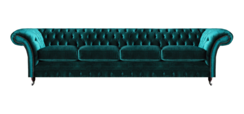 Uusi Design Verhoiltu huonekalu Chesterfield Olohuone Neljän hengen sohva