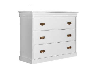Kommode Lipasto Sideboard Tarjotinpöytä 3 Laatikollinen Korkeakaappi Kaappi Uusi Puu