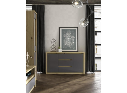 Huonekalut Puu Kaapit Sideboard Lipasto Kiinteä Lipasto Tarjoilukaappi Kaappi Uusi