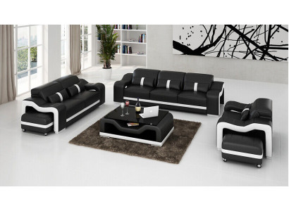 Sohvasetti 3+1 Istuttava Design Sohva Pehmuste Moderni Setti