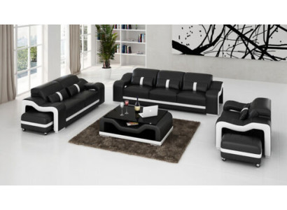Sofagarnituuri 311 Istuinjoukko Design-sohvat Pehmustetut sohvat Lepää nahka