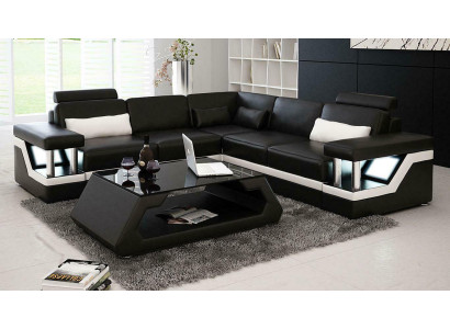 Eckgarnituren Leder Sofa Tyynyt Kulmasohva Designer Nojatuoli Kulma Istuinkulma