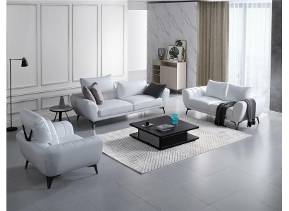 Johtajansohva Couch Asuinmaisema 3+2-paikkainen Garnituuri Design Moderni Soiva