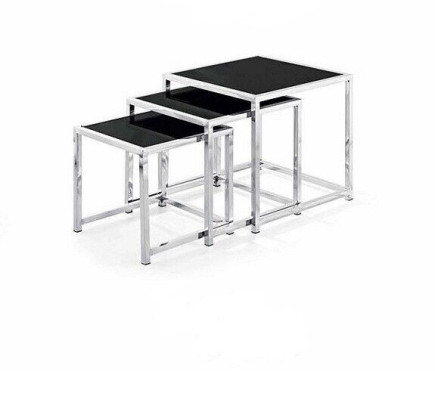 3x Sohvapöytä Kahvipöytä Sivupöytä Design Olohuonepöytä Pöydät