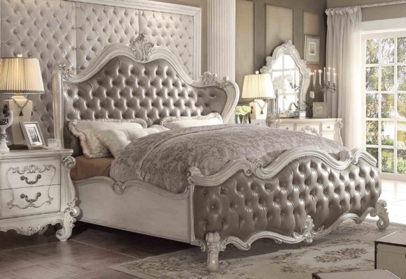 Suunnittelija Bett makuuhuone sängyt nahka hotelli pehmusteet Chesterfield uusi