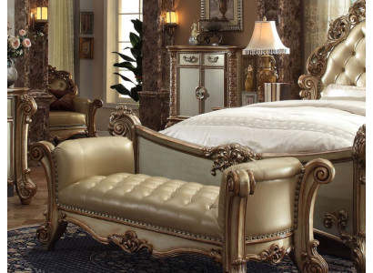 Ylellinen Recamiere antiikkityylinen Chaise Longue Sohva Chesterfield