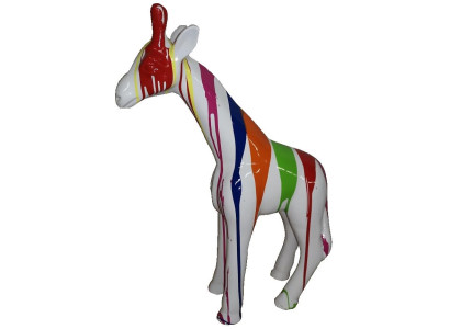 Statue Bunte Skulptur Abstrakte Designer Figuren Statuen Handbemalt Dekoration