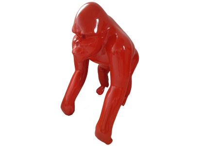Suunnittelijan moderni gorillapatsas puutarha