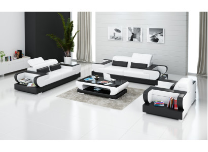 Sohvakalusto 3+2+1 Istuttava Sarja Design-sohva Pehmustettu sohva Moderni Luxus-sohva